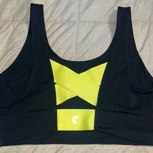Black Neon Tape Luxe Bra